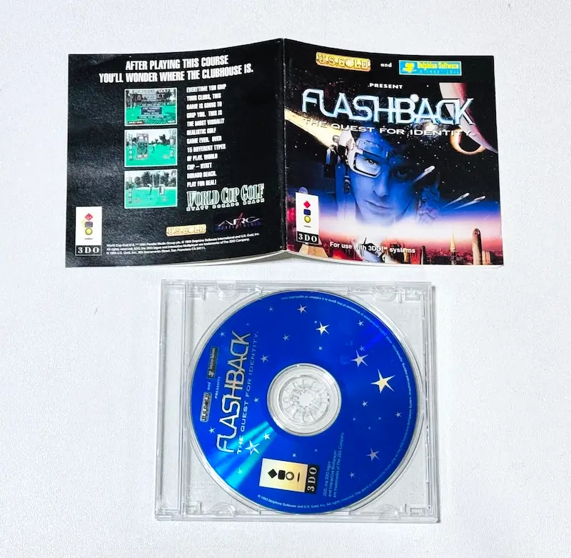 Flashback The Quest for Identity Panasonic 3DO Game